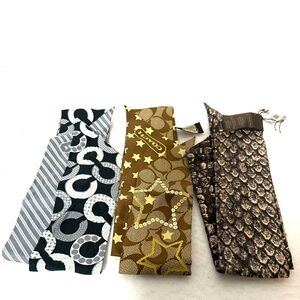 3 Coach scarves